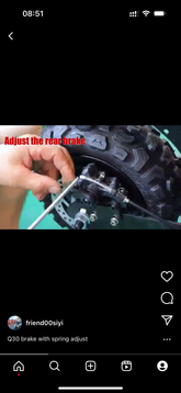 2 resortes para el freno Q30